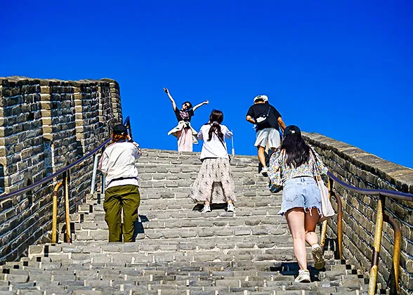 Hiking on the Great Wall