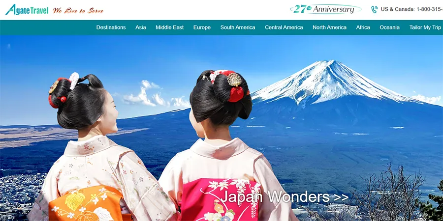 The Home Page of AgateTravel.com