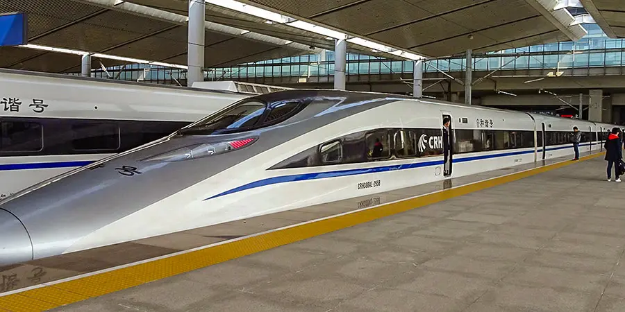 Bullet Train from Hong Kong to Zhangjiajie