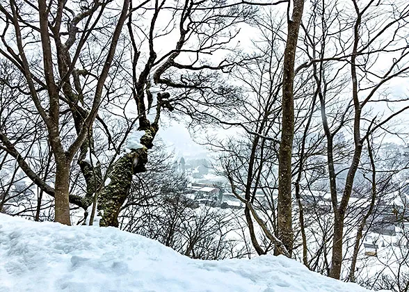 Snow-covered Huangshan Mountain
