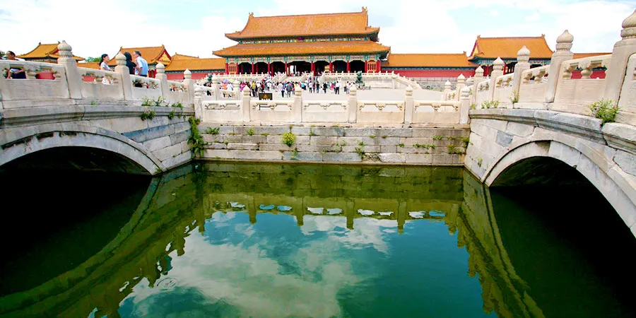Inner Golden Water River in Front of Gate of Supreme Harmony