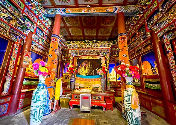 Inside Dazhao Temple