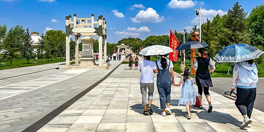 Intense Sunshine in Hohhot