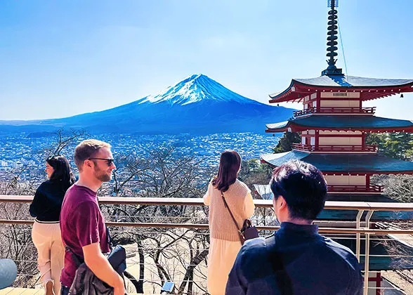 Our Guests Visiting Mt. Fuji
