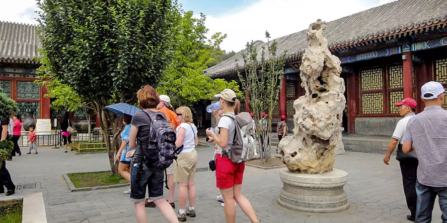 Courtyard of Joyful Longevity Hall