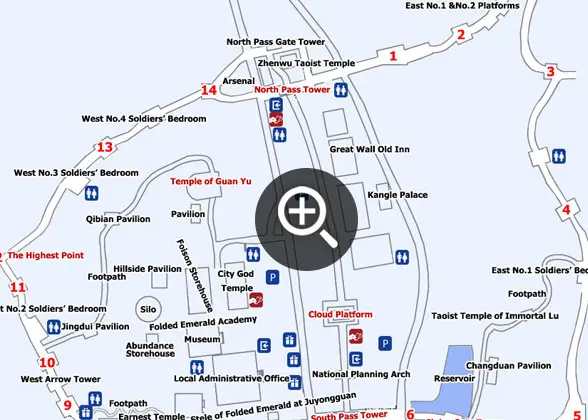 Juyongguan Map