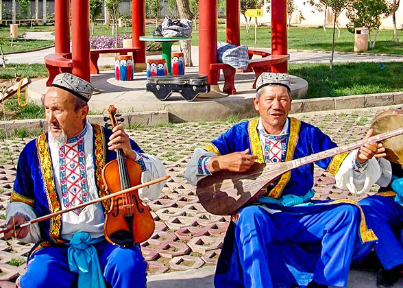 Warm Kashgar City in April
