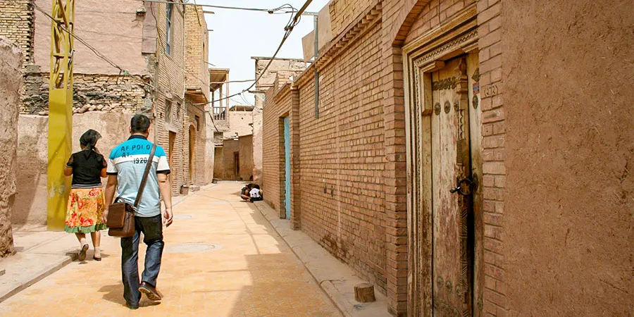 Kashgar in June with High Temperature