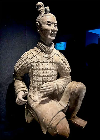Kneeling Archer in Shaanxi History Museum