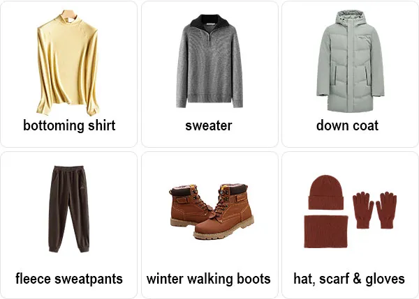 Lanzhou December Clothes