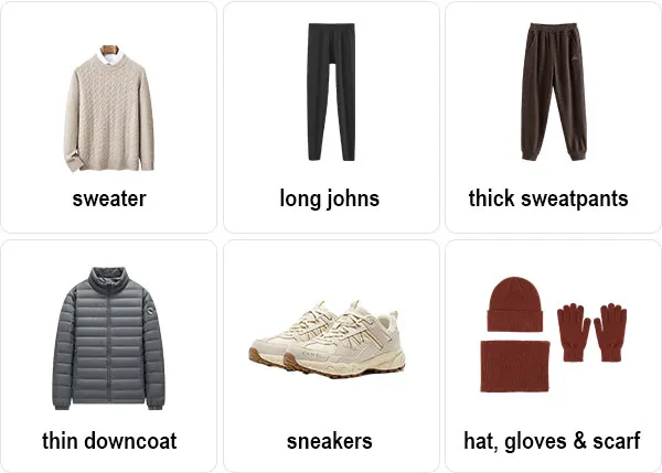 Lanzhou February Clothes