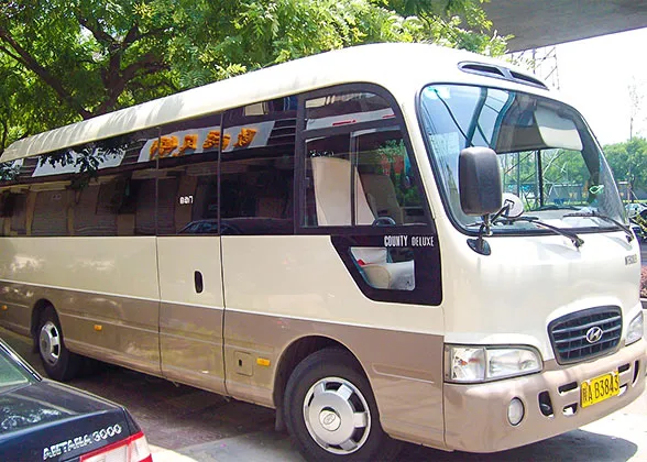 Mini Bus in Xi'an North Railway Station