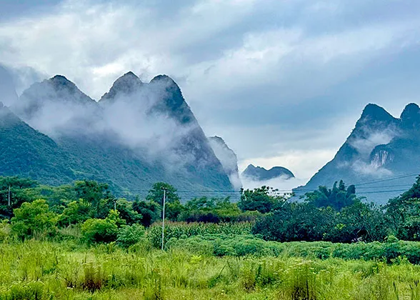 Misty Yangshuo on Rainy Days