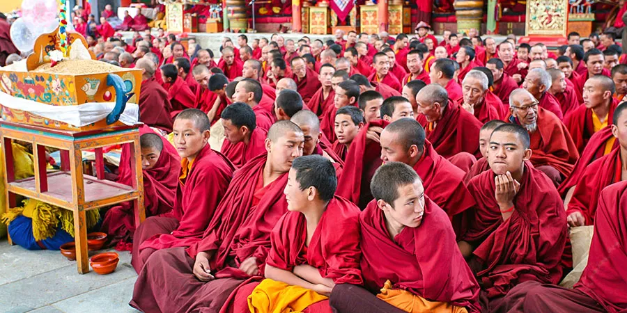 Monks of Tibetan Buddhism