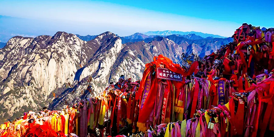Peaks on Mount Huashan