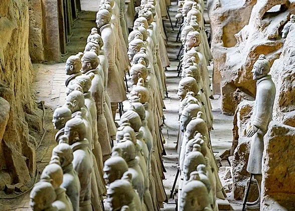 Infantry Warriors without Helmets in Pit 1