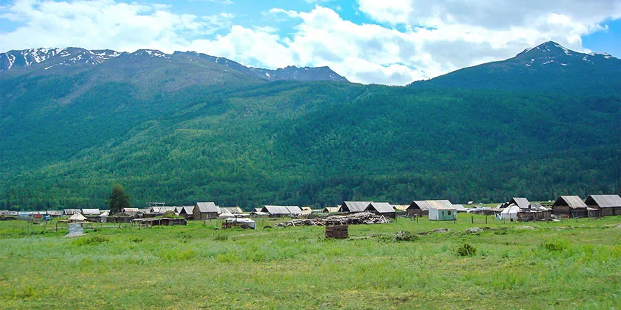 Beautiful and Lush Pamir Plateau on Sunny Days