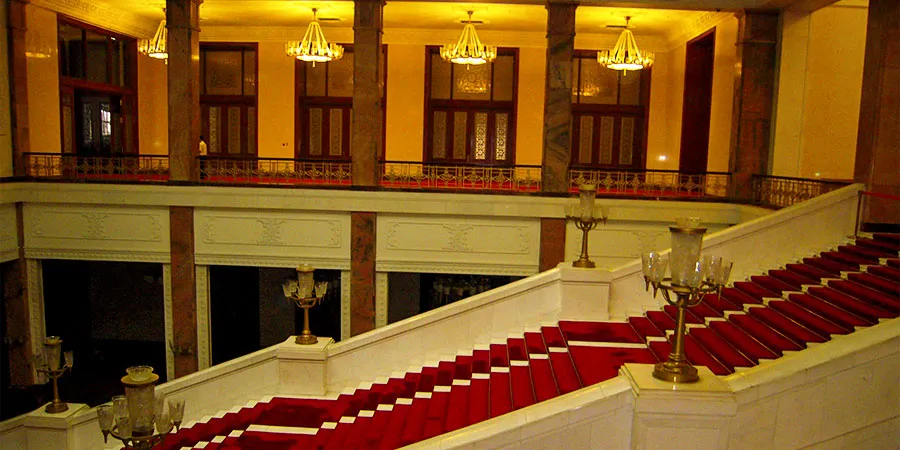 Carpet & Steps inside the Hall