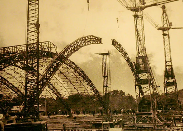 Construction of Pit 1's Protective Hall 