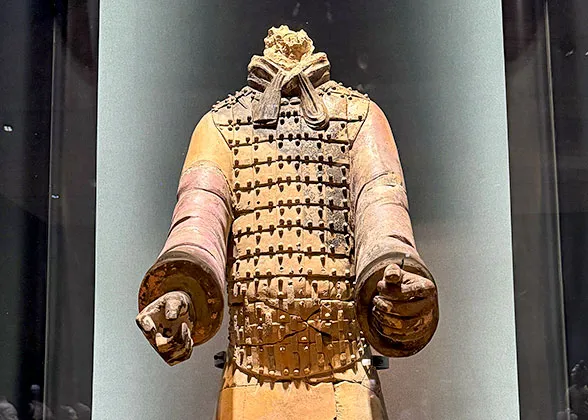 Purple-Sleeved Terracotta Warrior