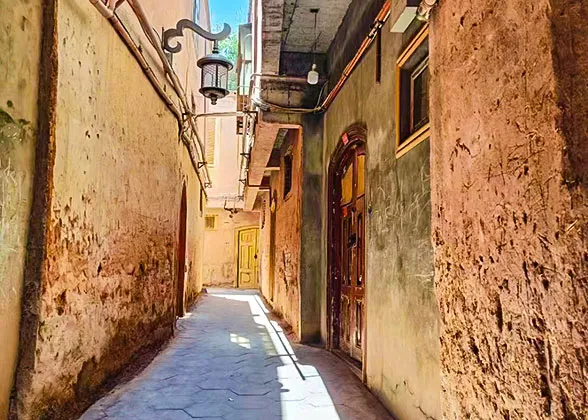 Quiet Street of Xinjiang in February
