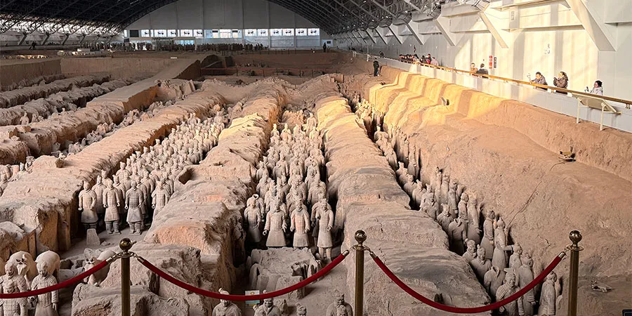 Railings of Terracotta Army Pit 1