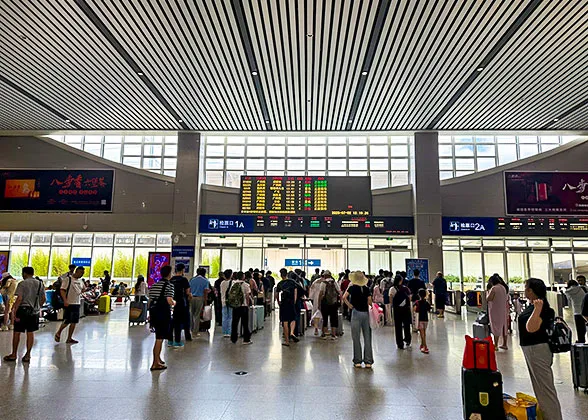 Check Gate at Guilin West Railway Station