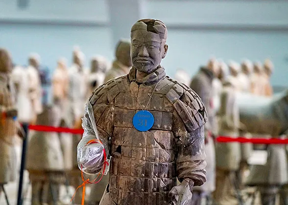 Restored Terracotta Warrior