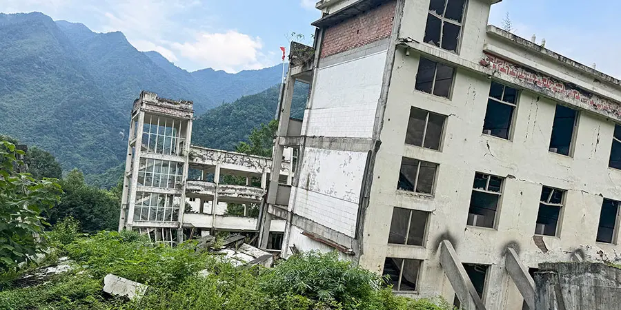 Ruins of Xuankou School, Yingxiu, Wenchuan