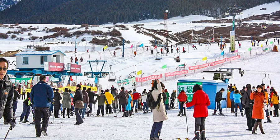 Lively Ski Resort