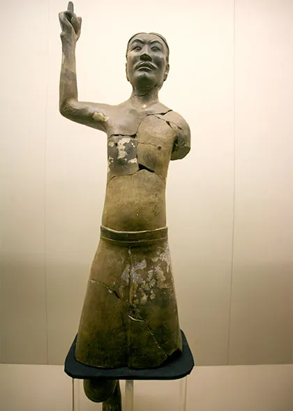Acrobatics Figure with a Distinctive Posture