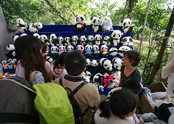 Souvenir Store in Chengdu Research Base of Giant Panda Breeding