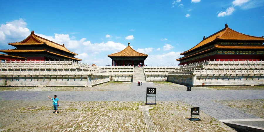 Hall of Central Harmony - the Solely Square and Smallest among the Three Major Halls