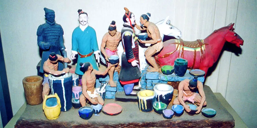 Statues of Work Scene