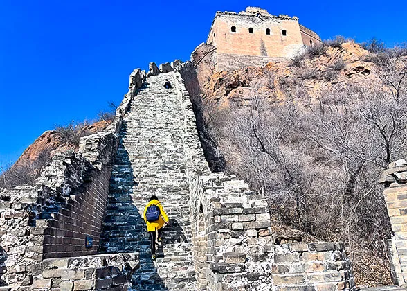 The steep sections of the Jinshanling