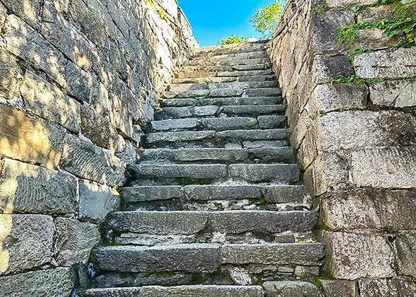 The steep sections of Mutianyu