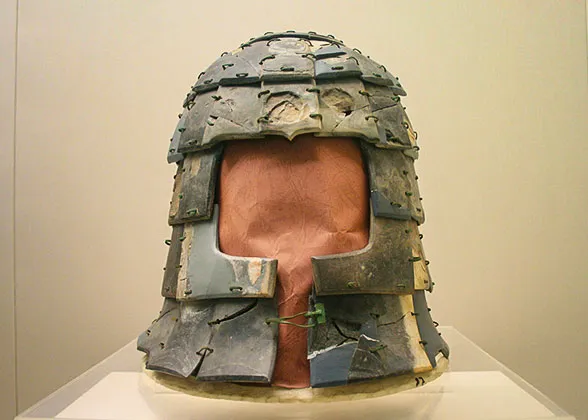 Unearthed Stone Helmet