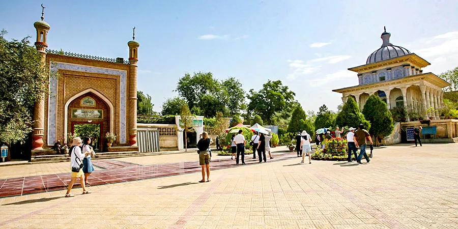 Kashgar in July with Strong UV Rays