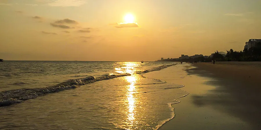 Sunset at the Seaside in Xiamen