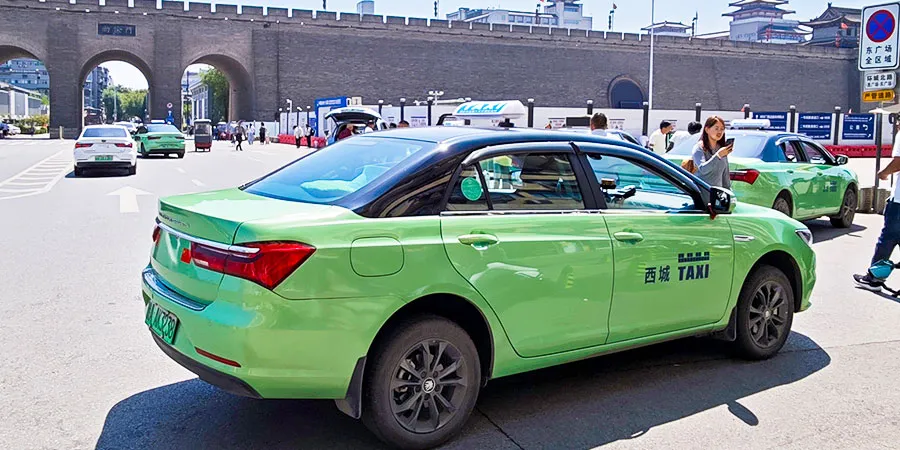 Taxi near Xi'an Railway Station