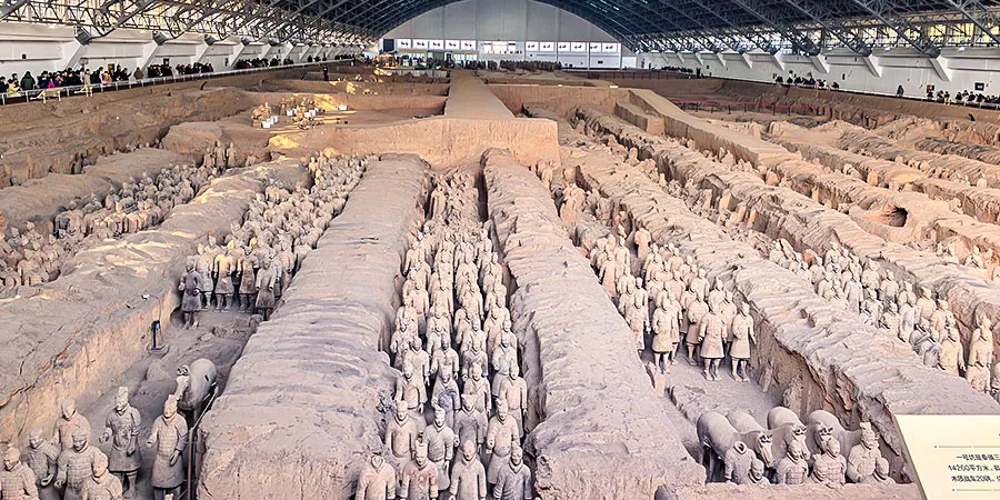 Terracotta Army Pit 1 in Xi'an