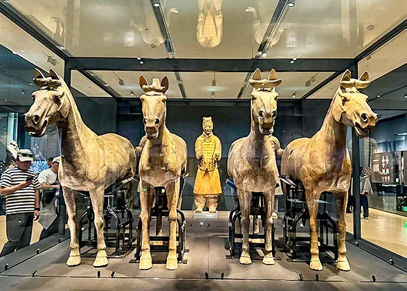 Vivid Terracotta Horses