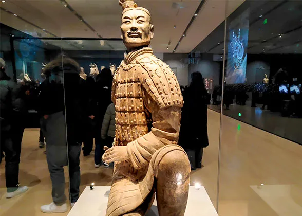 Well-preserved Kneeling Archer