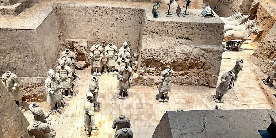 Terracotta Warriors in Pit 3