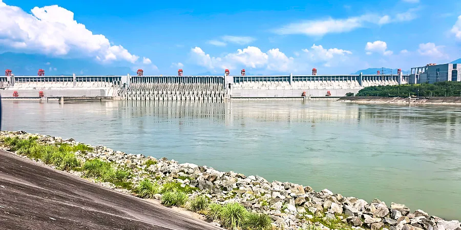 Three Gorges Dam in Spring