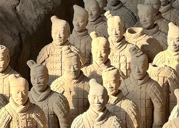 Today's Grey Terracotta Warriors