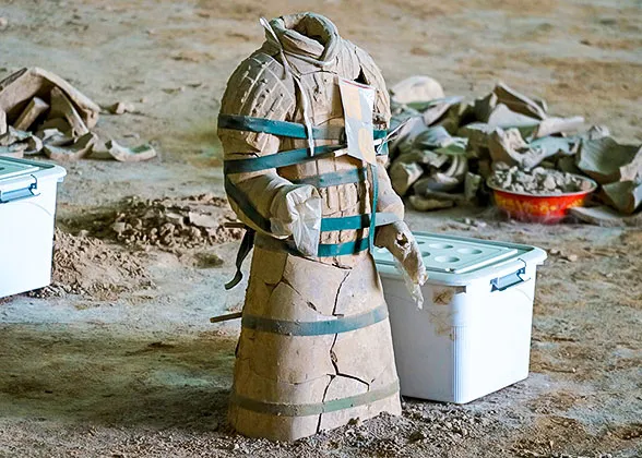 Torso of Terracotta Warrior