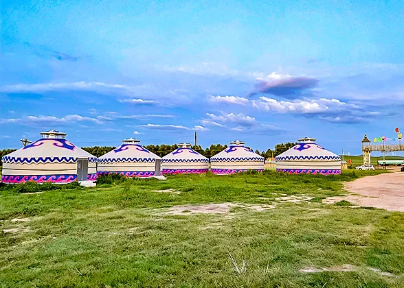 Traditional Mongolia Yurt in Hohhot