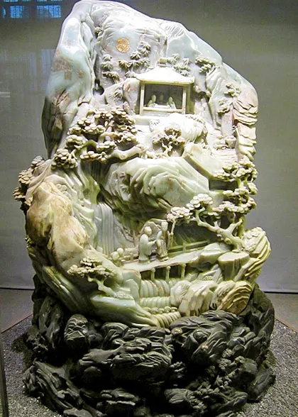 Large Jade Carving