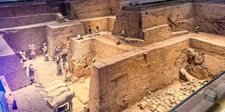 Terracotta Warriors in Pit 3